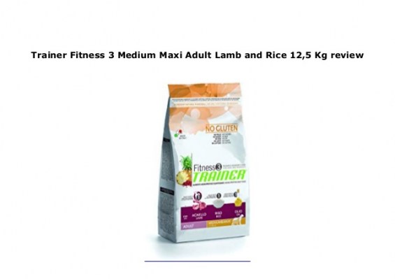 Trainer Fitness Adult MediumMaxi Lamb&Rice